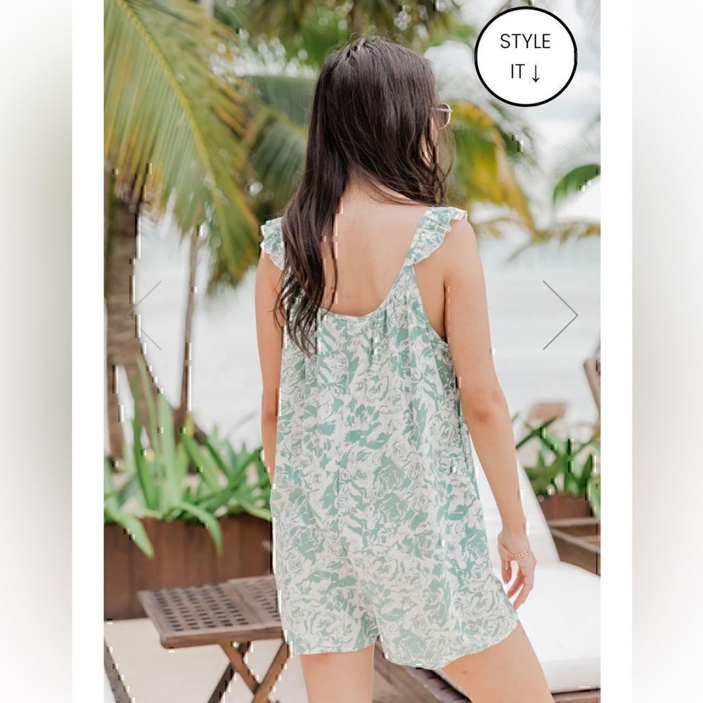 Pink Lily Sage Romper - Picture 3 of 7